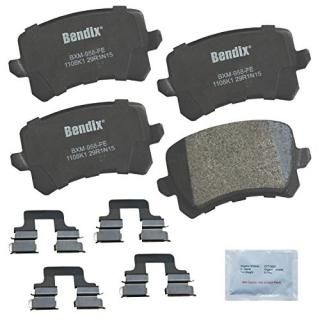 Bendix Premium Copper Free CFM1108K1 Semi-Metallic Brake Pad with Installation H
