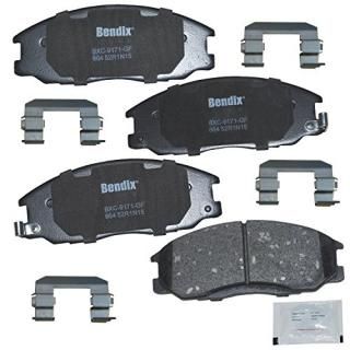 Bendix CFC864 Premium Copper Free Ceramic Brake Pad with Installation Hardware F