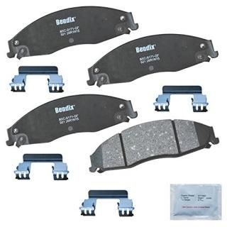 Bendix CFC921 Premium Copper Free Ceramic Brake Pad with Installation Hardware F