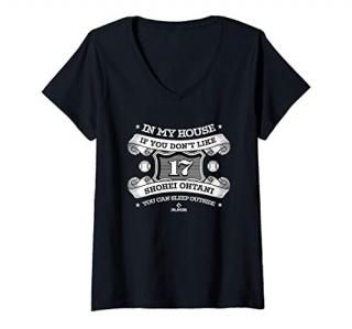 Womens In My House Shohei Ohtani V-Neck T-Shirt