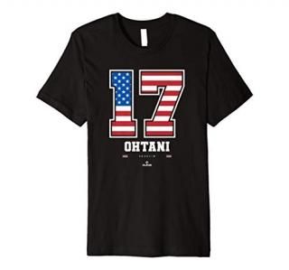 Shohei Ohtani - US Flag Number Premium T-Shirt
