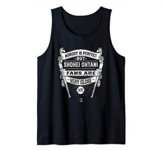 Shohei Ohtani Nobody Is Perfect Graphic - Apparel - Tank Top