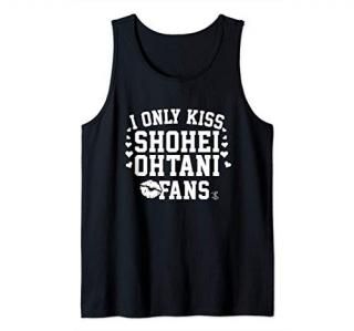 Shohei Ohtani I Only Kiss Graphic - Apparel - Tank Top