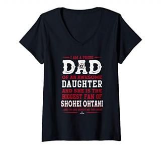 Womens Shohei Ohtani - She Bought Me This - Apparel - V-Neck T-Shirt