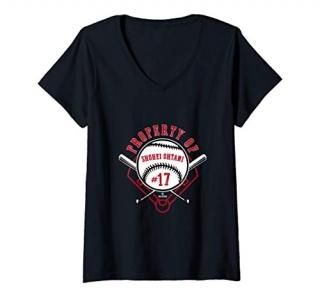 Womens Property Of Shohei Ohtani V-Neck T-Shirt