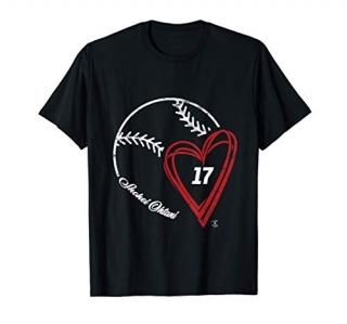 Shohei Ohtani Baseball Heart Gameday T-Shirt