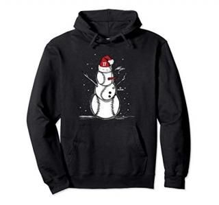 Shohei Ohtani Baseball Snowman Pullover Hoodie