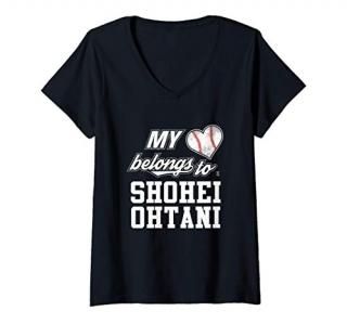 Womens Shohei Ohtani Gameday V-Neck T-Shirt