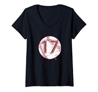 Womens Shohei Ohtani Baseball Number Gameday V-Neck T-Shirt