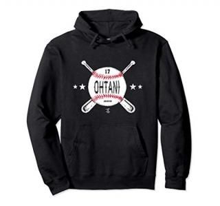 Shohei Ohtani Cross Baseball Gameday Pullover Hoodie