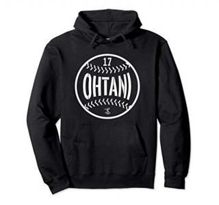 Shohei Ohtani Baseball Line Gameday Pullover Hoodie