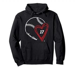 Shohei Ohtani Baseball Heart Gameday Pullover Hoodie