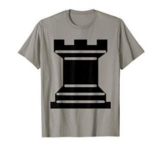 Rook Chess Piece T-Shirt Strategy Board Game Graphic Tee