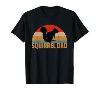 Retro Squirrel Vintage Squirrel Dad Nuts Gift T-Shirt