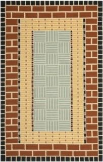 Safavieh Four Seasons Collection FRS476A Hand-Hooked Area Rug 8' x 10' Brown / B