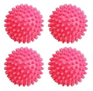 Set of 4 Pink Dryer Balls! Black Duck Brand - Reusable Dryer Balls Replace Fabri