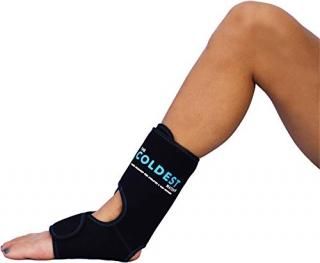 The Coldest Foot Ankle Achilles Pain Relief Ice Wrap with 2 Cold Gel Packs  Best