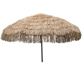 Heininger 1272 DestinationGear Palapa Tiki Whiskey 7' 6 Patio Pole Umbrella