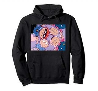 Below View Of Chucky Tommy And Twins Pullover Hoodie