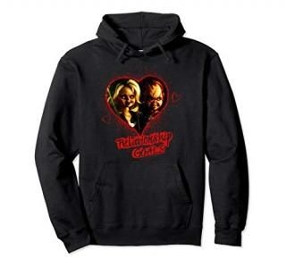 Child's Play Chucky And Tiffany Relationship Goals Pullover Hoodie
