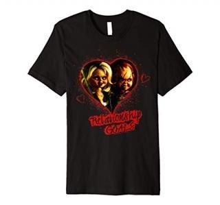 Child's Play Chucky And Tiffany Relationship Goals Premium T-Shirt