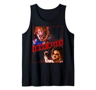 Child's Play Chucky And Tiffany Love Kills Tank Top