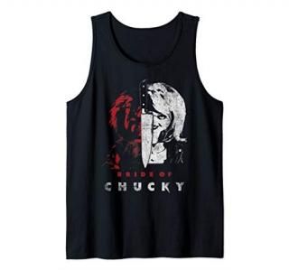 Child's Play Bride Of Chucky Split Portrait Tank Top