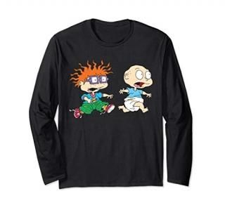 Chucky Running After Tommy Center Design Long Sleeve T-Shirt