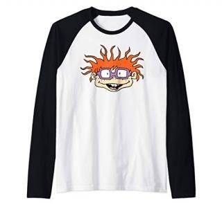 Chucky Head Center Raglan Baseball Tee