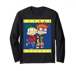 Tommy Chucky In Tommy Hilfiger Inspired Long Sleeve T-Shirt