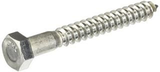 The Hillman Group 832038 5/16 x 2-1/2-Inch Stainless Steel Hex Lag Screw 25-Pack