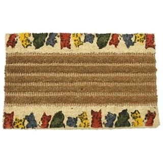 Rubber-Cal Kitty Cat Outdoor Coirȥɥޥåȡ18 x 30