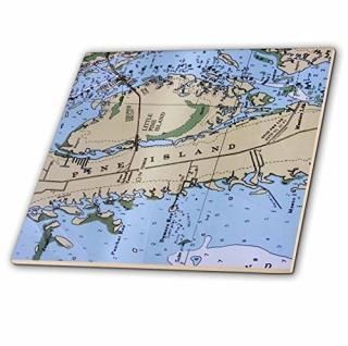 եDecorative??Nautical Chart II?? 6-Inch-Ceramic ct_24592_2