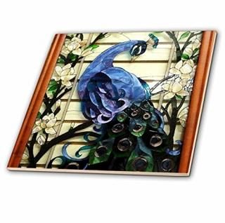 եDecorative??Peacock Proud?? 8-Inch-Ceramic ct_25288_3