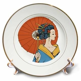 CP 56032?TNMGraphics Japanese??ݼԤȥѥ饽??ץ졼 8 inch Porcelain Plate cp_56032_1
