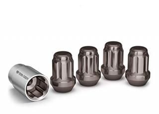 White Knight 40400SPBT Pearl Black Wheel Lock 4 Pack