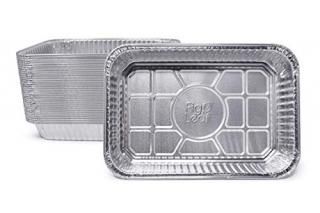 35 Pack Weber Grills Compatible 6415 Drip Pans l Size 7.5 x 5 x 1.7 l Aluminum