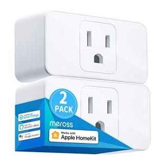 Meross Smart Plug Mini 15A & Reliable Wi-Fi Support Apple HomeKit Siri Alexa Ech