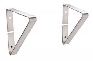 Whitehaus Collection BRACKET4413 Noah's Collection Sink' Brushed Stainless Steel