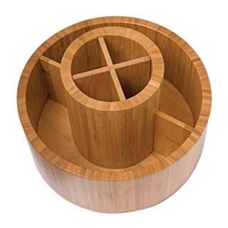 Ginsey Bamboo Organzier Swivel Organizer