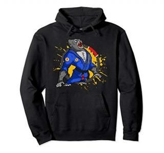 Brazilian Jiu-Jitsu - The most dangerous Master Gorilla Pullover Hoodie