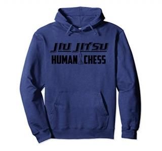 Jiu Jitsu Chess  Human And Martial Arts Gift Pullover Hoodie