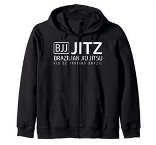 Jiu Jitsu Clothing & MMA Apparel - Brazilian Jiu Jitsu Zip Hoodie