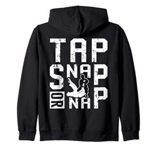 Tap Snap Or Nap Jiu Jitsu Funny Brazilian BJJ Gift Zip Hoodie