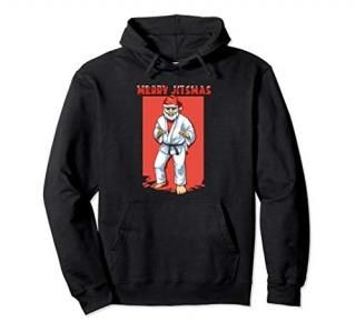 Merry Christmas Santa Claus - Brazilian Jiu-Jitsu BJJ Gift Pullover Hoodie