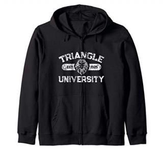 Brazilian Jiu Jitsu BJJ Coach MMA Fighter Triangle Academy Zip Hoodie