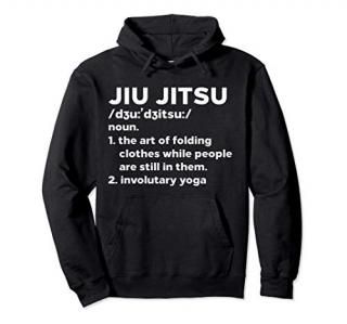 Jiu Jitsu Definition Funny BJJ Brazilian Martial Arts Gift Pullover Hoodie
