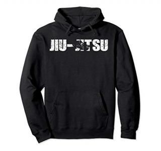 Distressed Look Jiu Jitsu Gift For Jiu-Jitsu Practitioners Pullover Hoodie