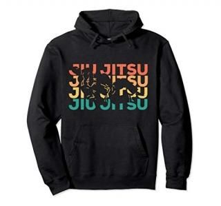 Retro Vintage Jiu Jitsu Gift For Jiu-Jitsu Practitioners Pullover Hoodie