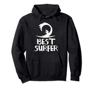 Best Surfer Surfing Pullover Hoodie